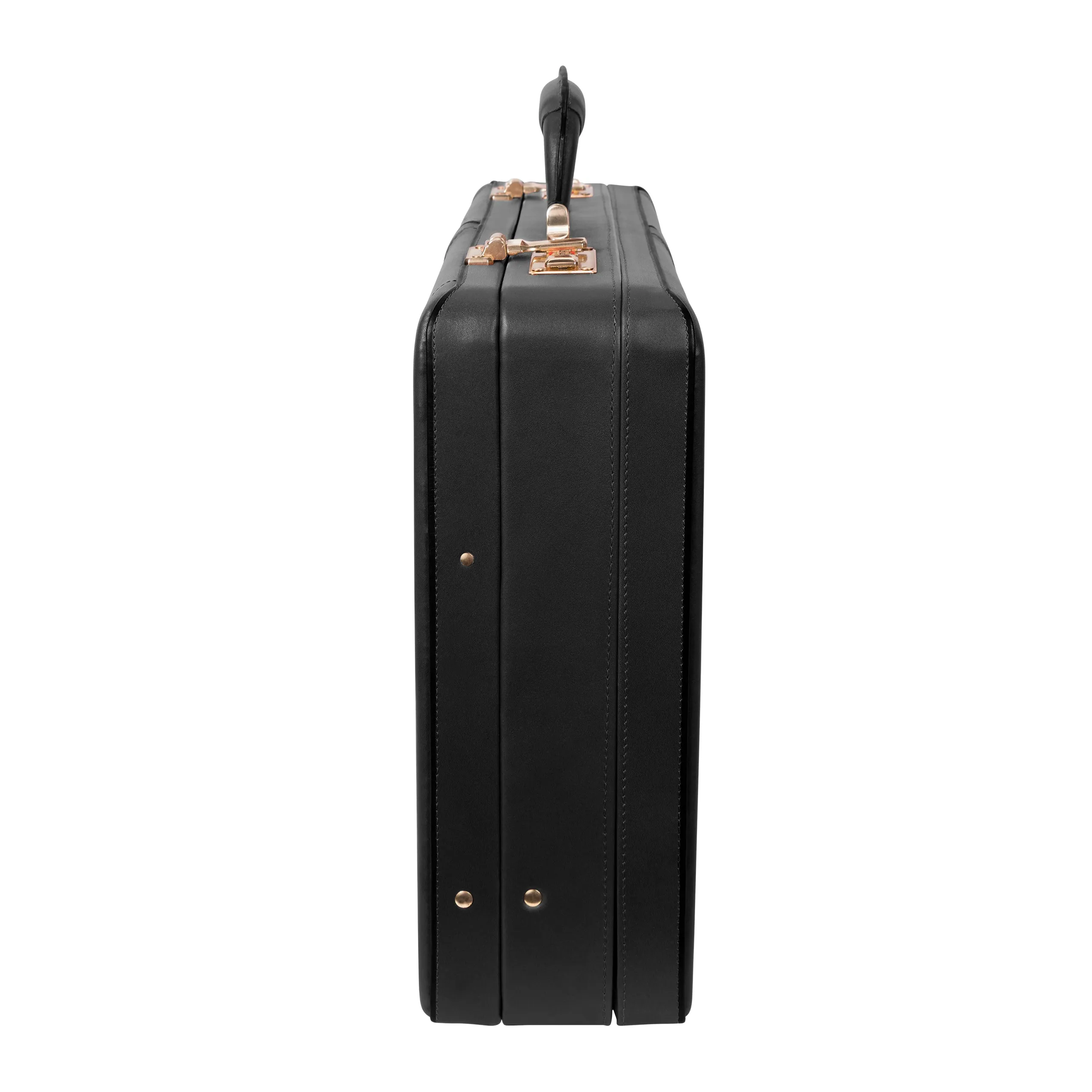 HARPER | 5” Leather Expandable Attaché Briefcase