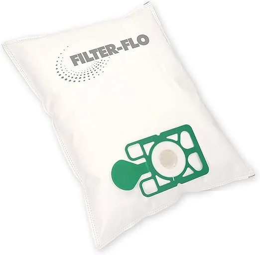 Henry Hoover bags FILTER-FLO Multi Layer Vacuum Cleaner Henry Dust Bags PK5 | Numatic Henry Hoover Hetty Bagged Vacuum Cleaners Synthetic | Eco Friendly Pack of 5