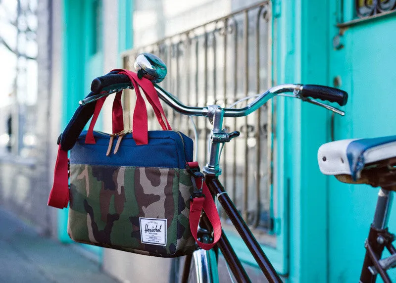 Herschel Supply Hudson Briefcase - Seafoam & Black