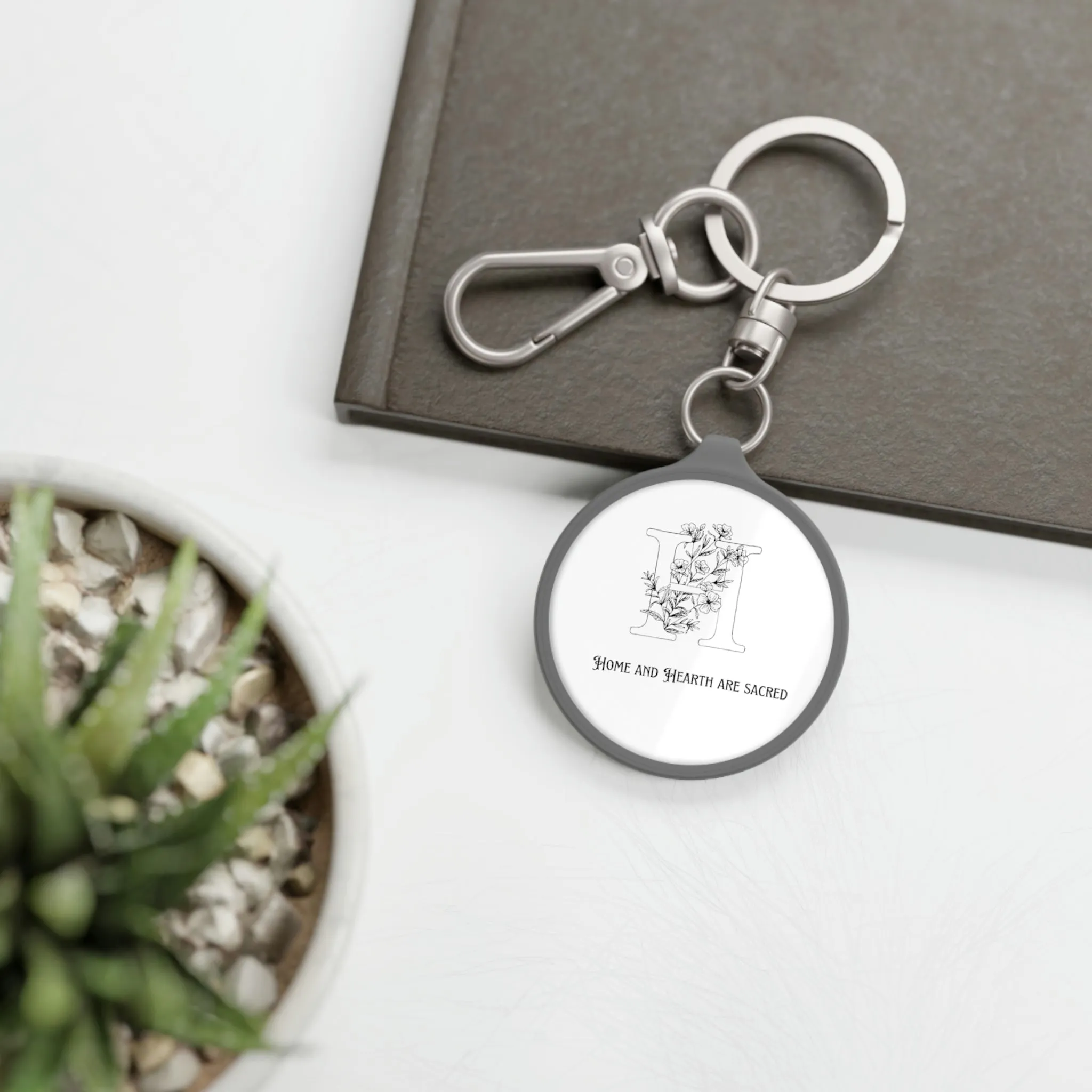 Home and Hearth Keyring Tag