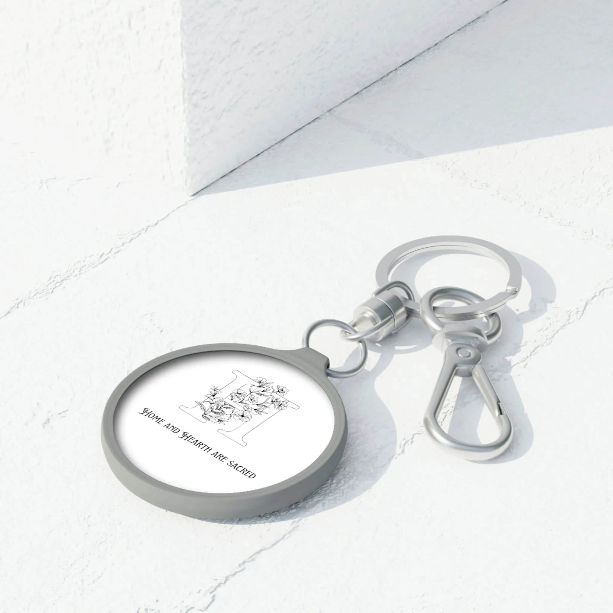 Home and Hearth Keyring Tag