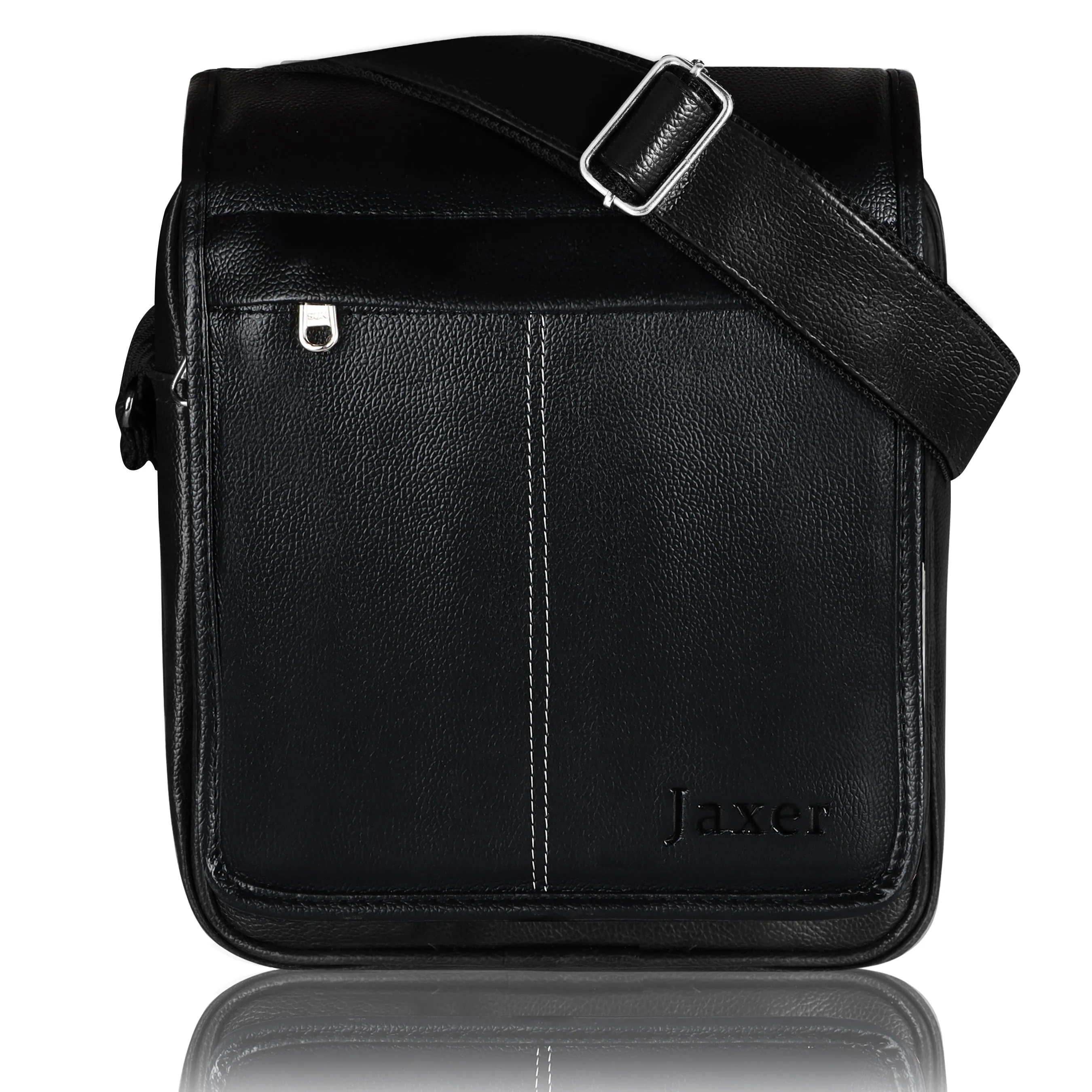 Jaxer Black Sling Bag for Men & Women - JXRSB107