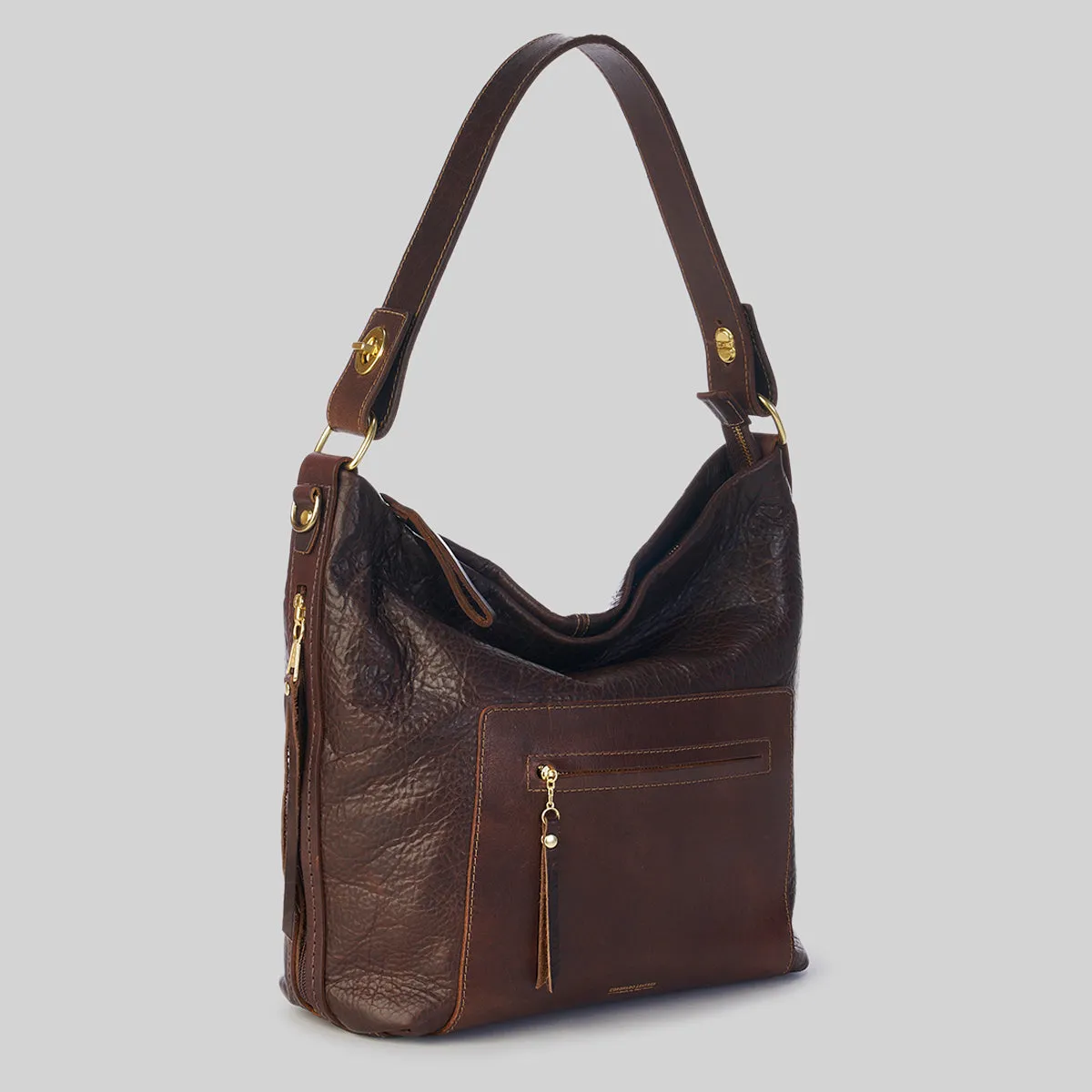 Jean Bison Pocket Hobo | Brown