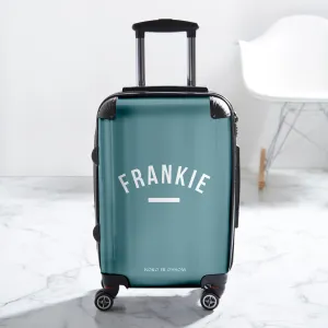 Kids Personalised Suitcase | Teal