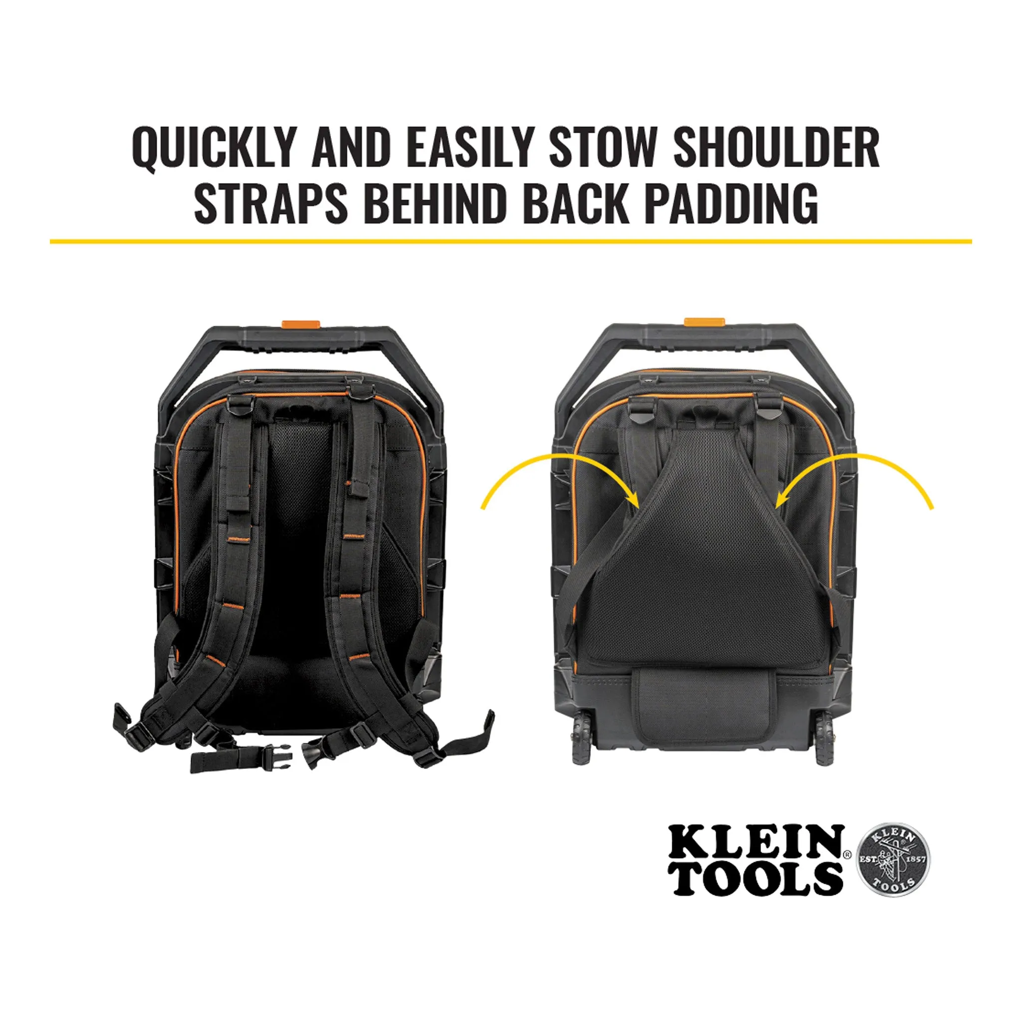 Klein Tools 55604 Rolling Tool Backpack