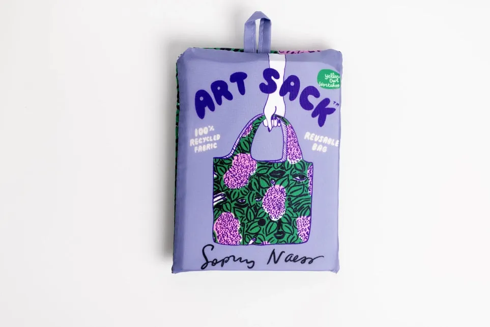 Lilacs Art Sack - Reusable Tote