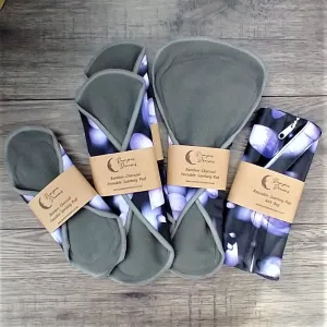 Lotus Reusable Bamboo Charcoal Sanitary Pad Set