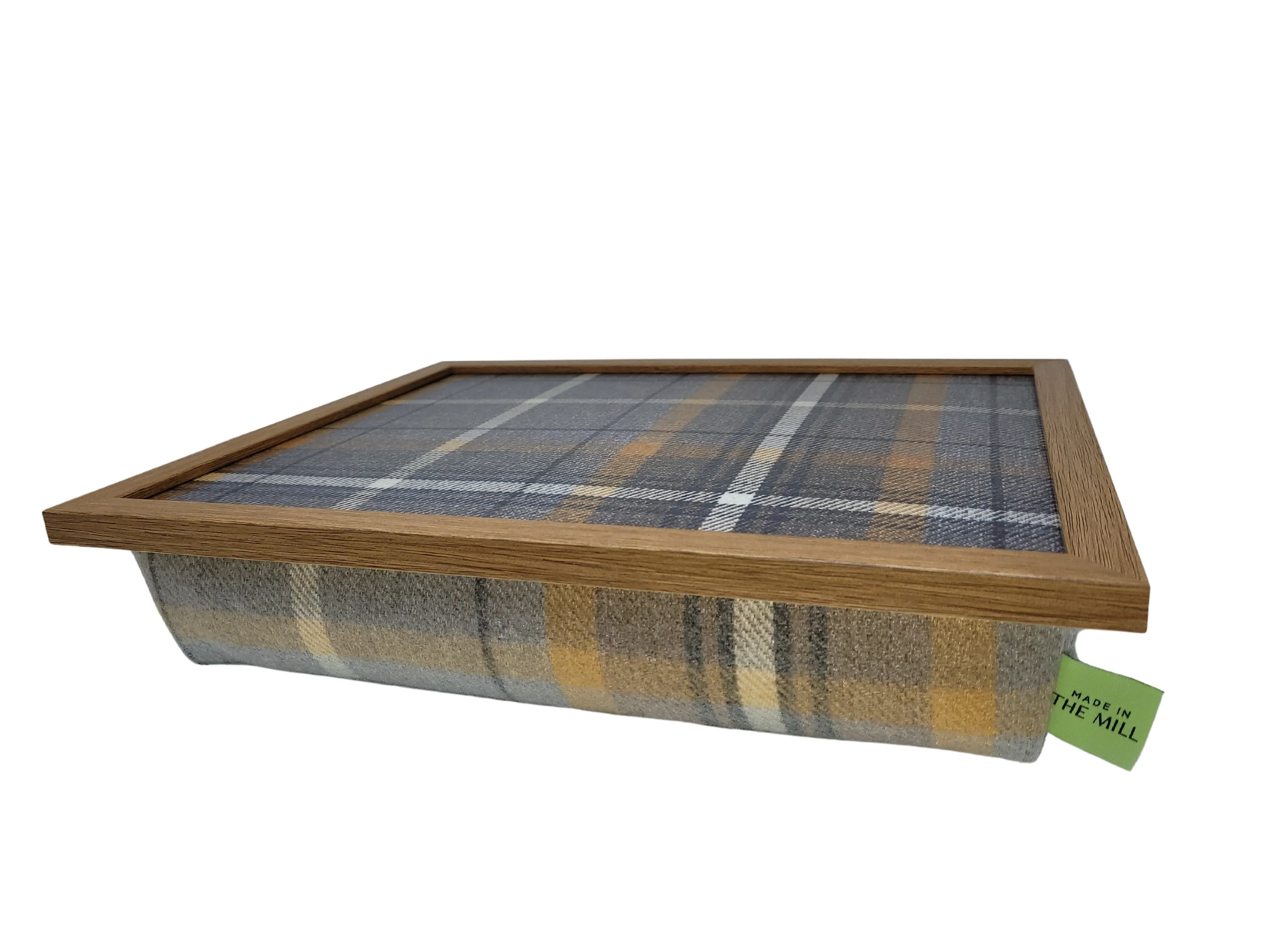 Luxury Corgi Tweed Lap Tray With Bean Bag from Made in the Mill