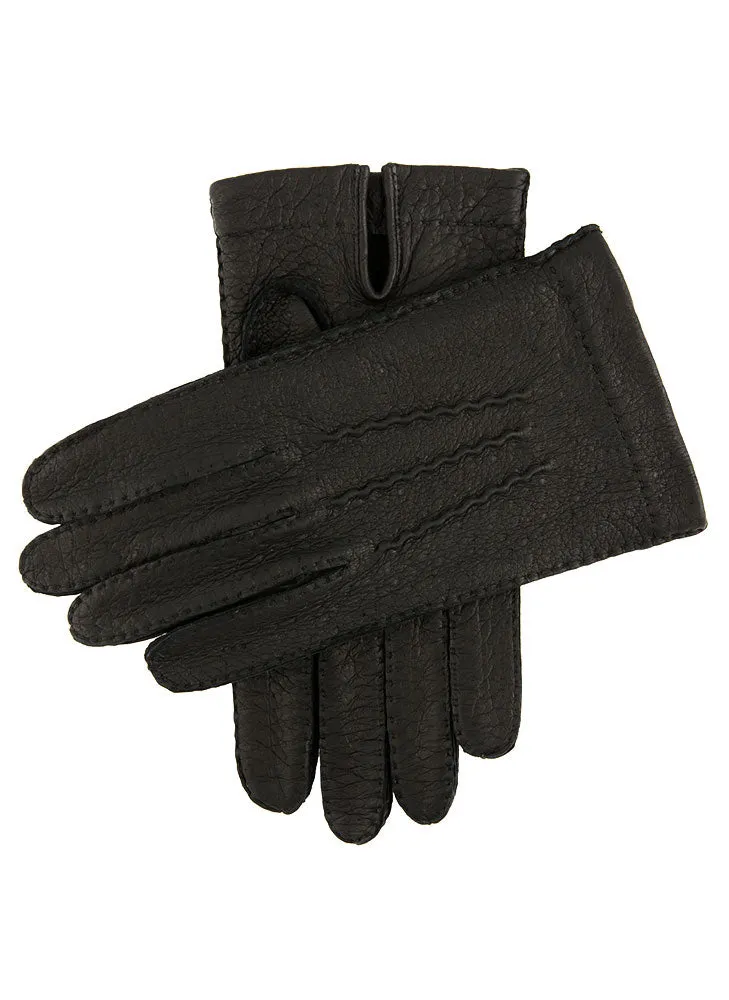 Men's Heritage Handsewn Three-Point Peccary Leather Gloves