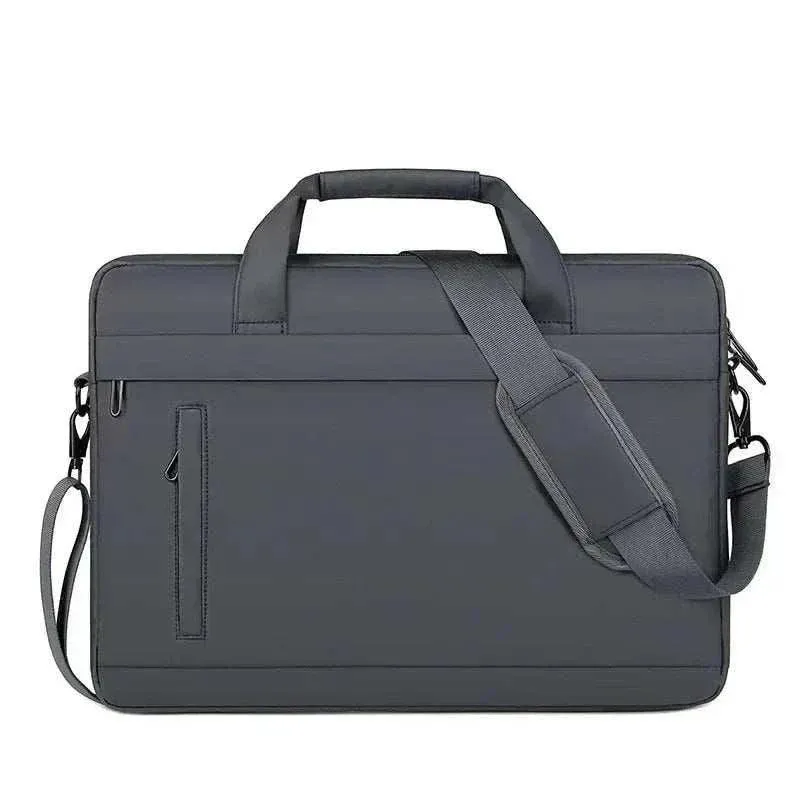 Men's PU Leather Briefcase | 14-Inch Business Laptop Shoulder Bag | BBC006