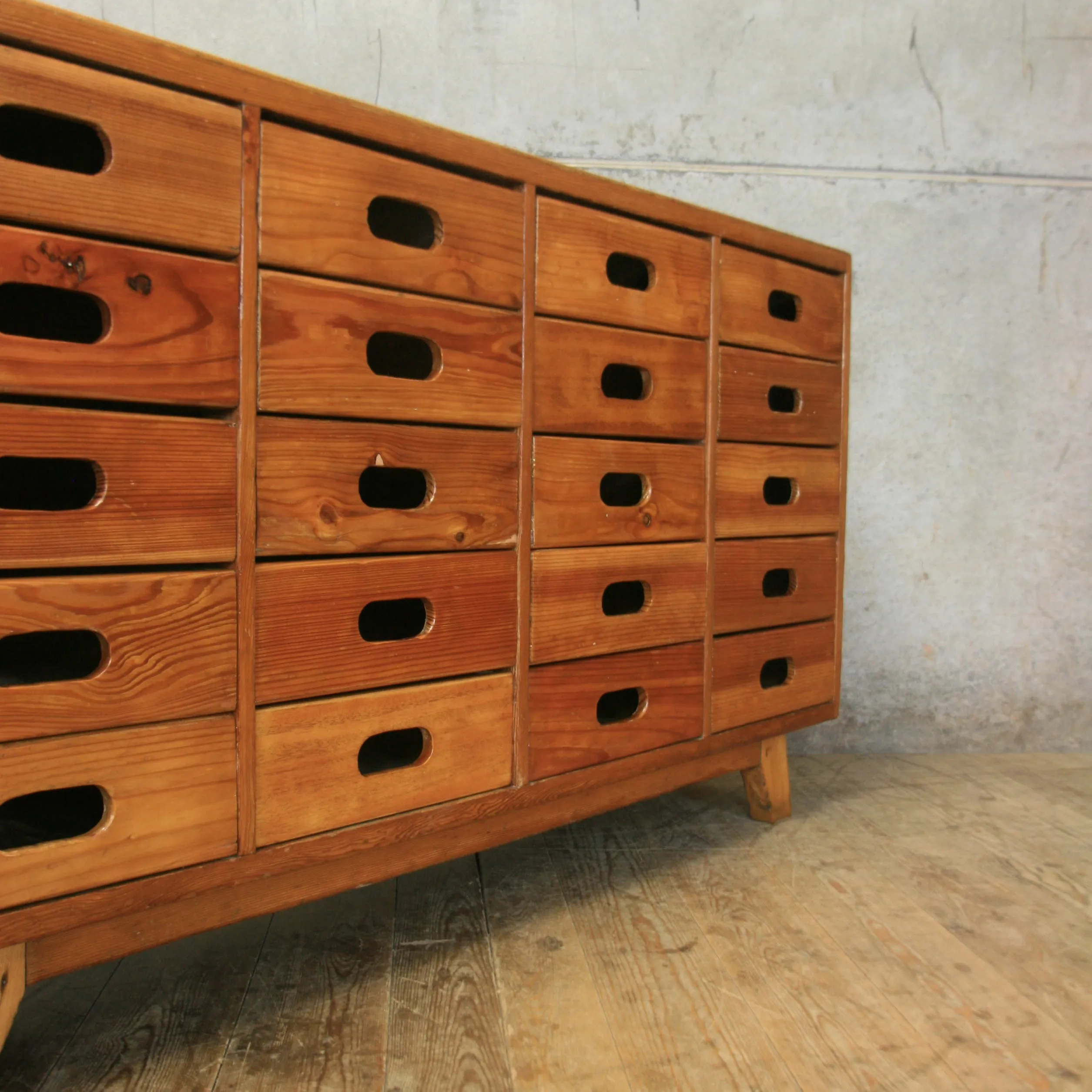 Mid Century Esavian James Leonard School Drawers #06/06