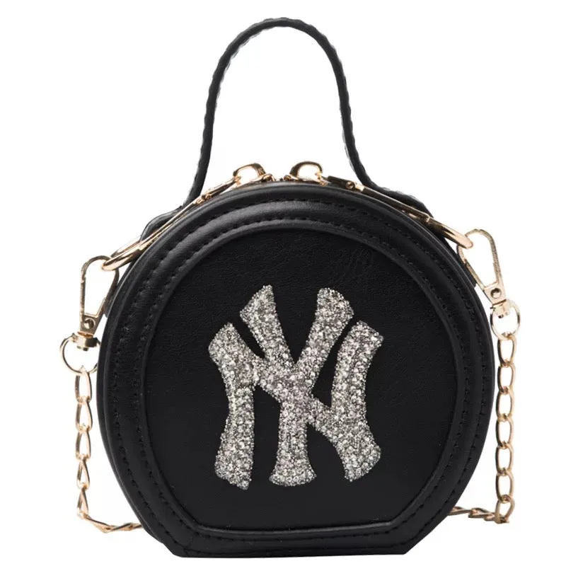 Mini ny bling rhinestone chain handbag purse