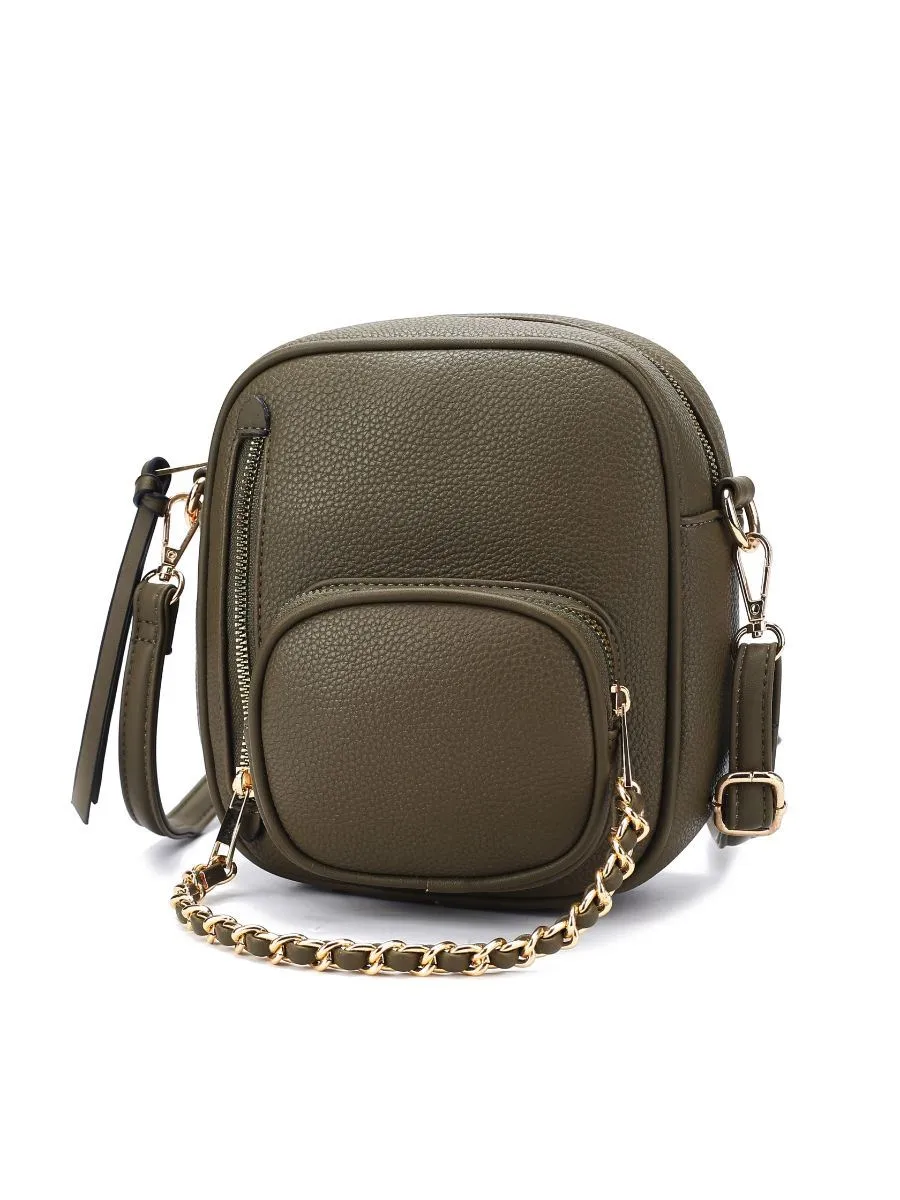 MKF Collection Winona Vegan Leather Women Crossbody bag by Mia k