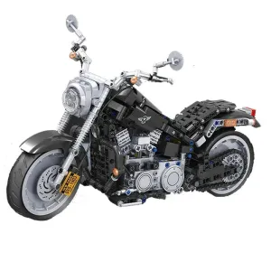 MOC Tech American Harley Motorcycle Bricks Toy 7049