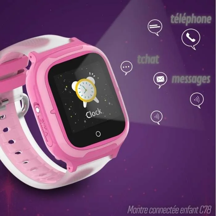 Montre Connectée Enfant T78 GPS Wifi