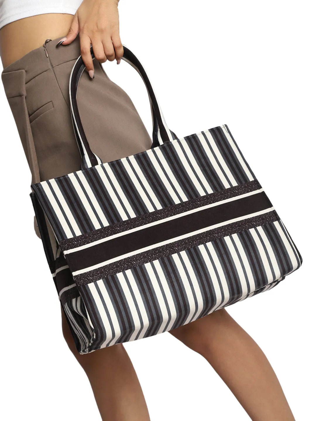 Multi Color mighty stripes bag