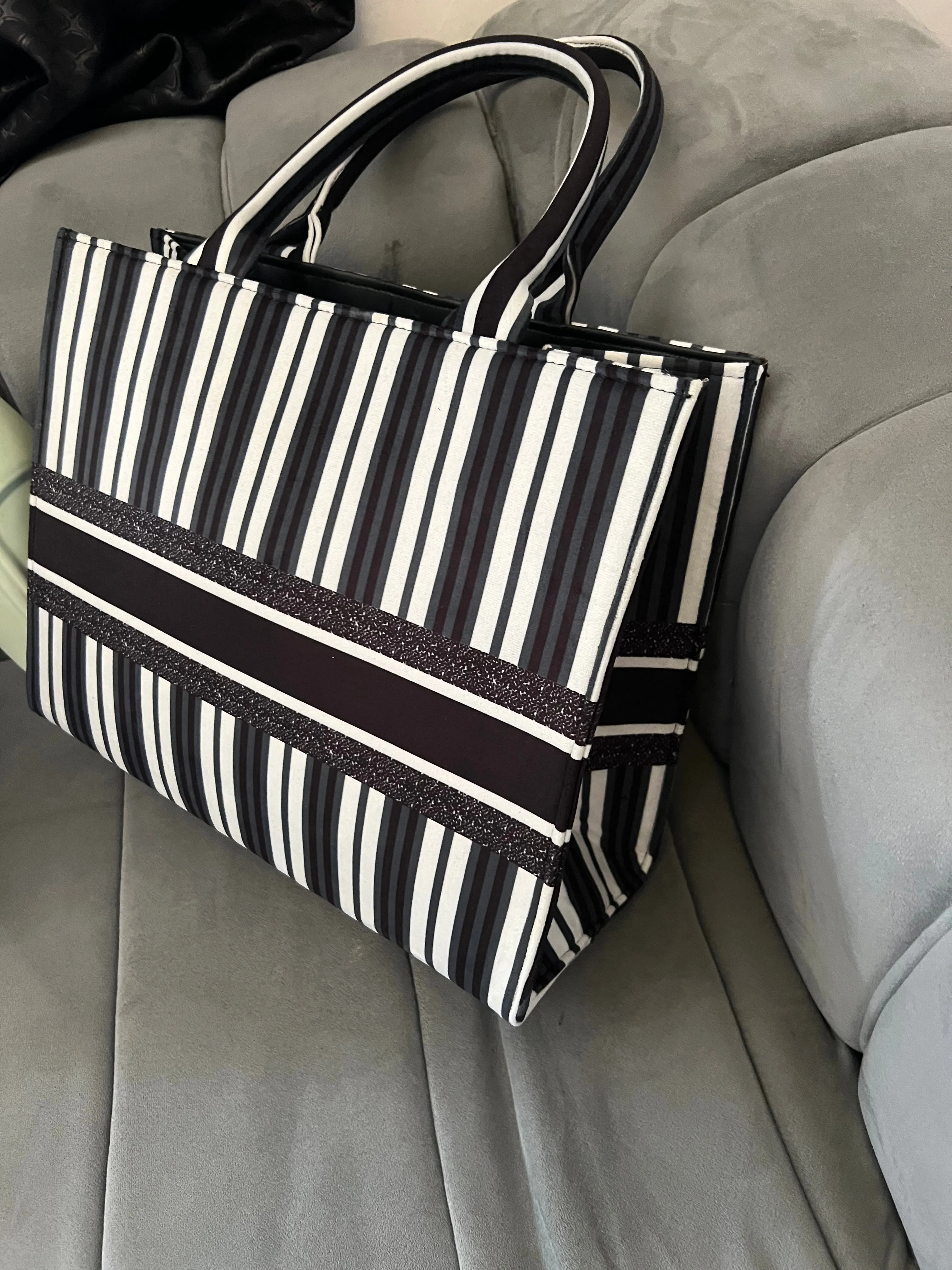 Multi Color mighty stripes bag