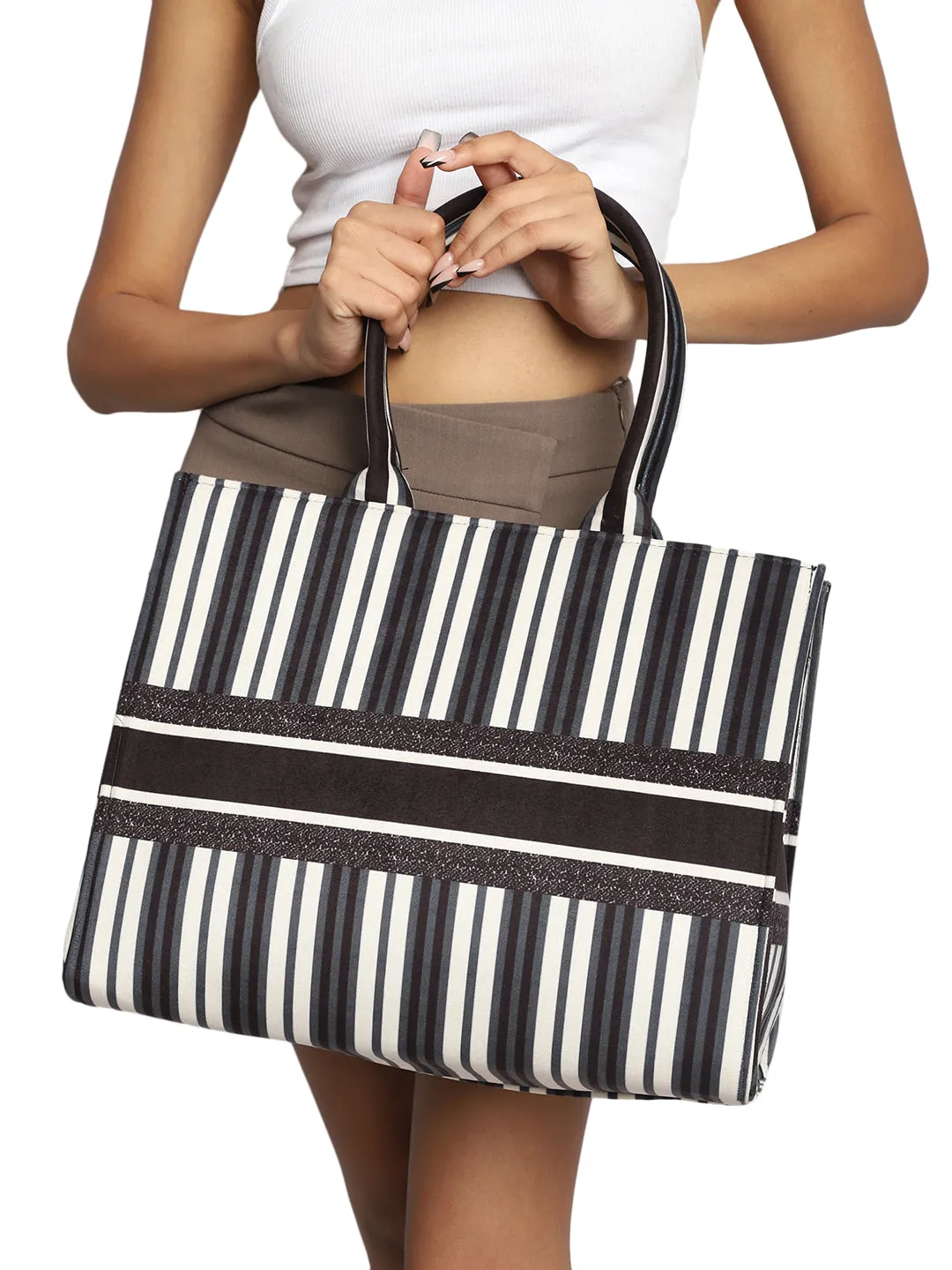 Multi Color mighty stripes bag