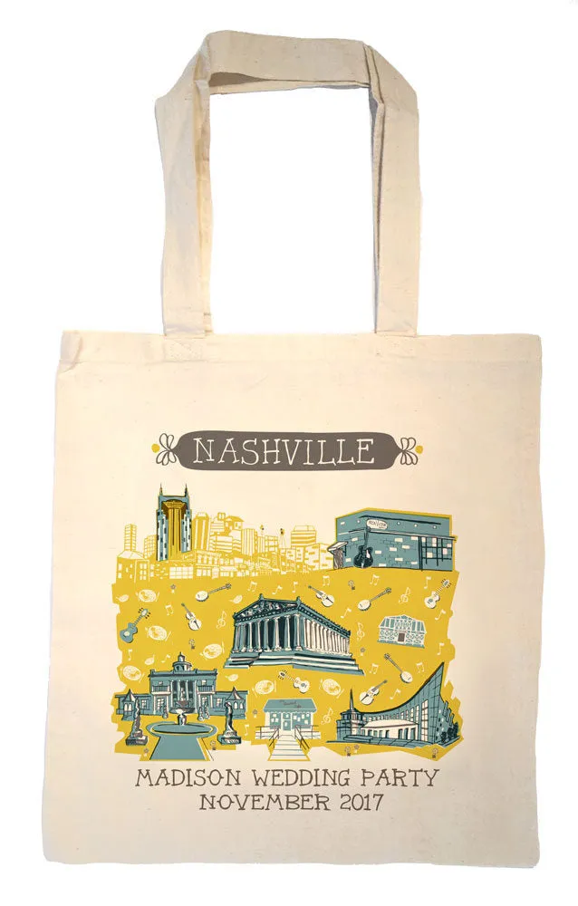 Nashville Tote Bag-Wedding Welcome Tote