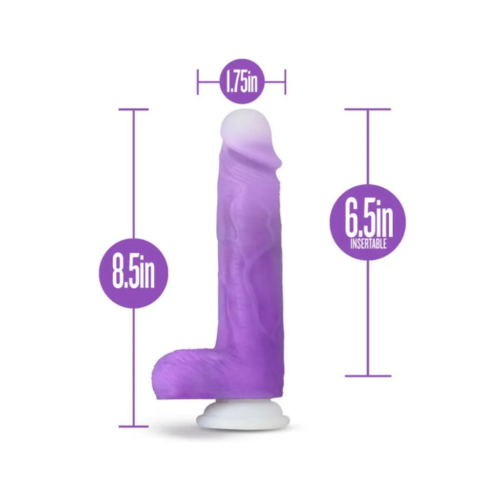 Neo Elite - Encore - 8 in Vibrating Dildo - Purple