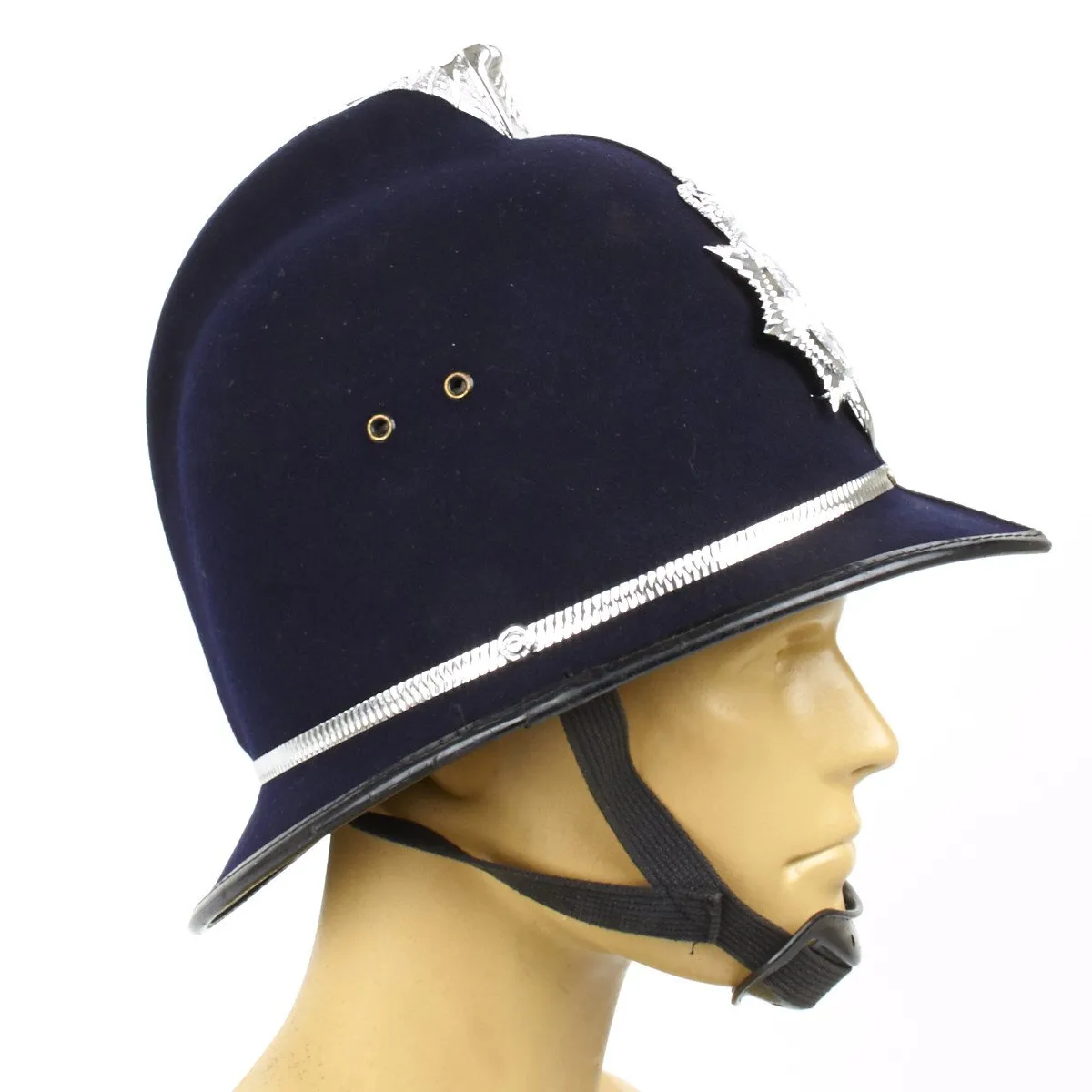 Original British Bobby Police Comb Pattern Helmet- Lincolnshire