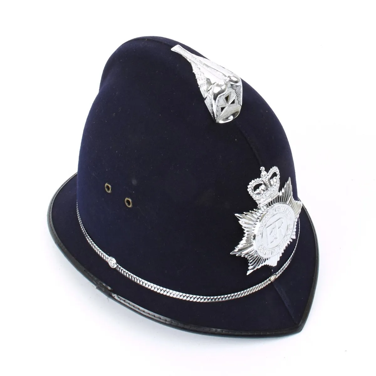 Original British Bobby Police Comb Pattern Helmet- Lincolnshire