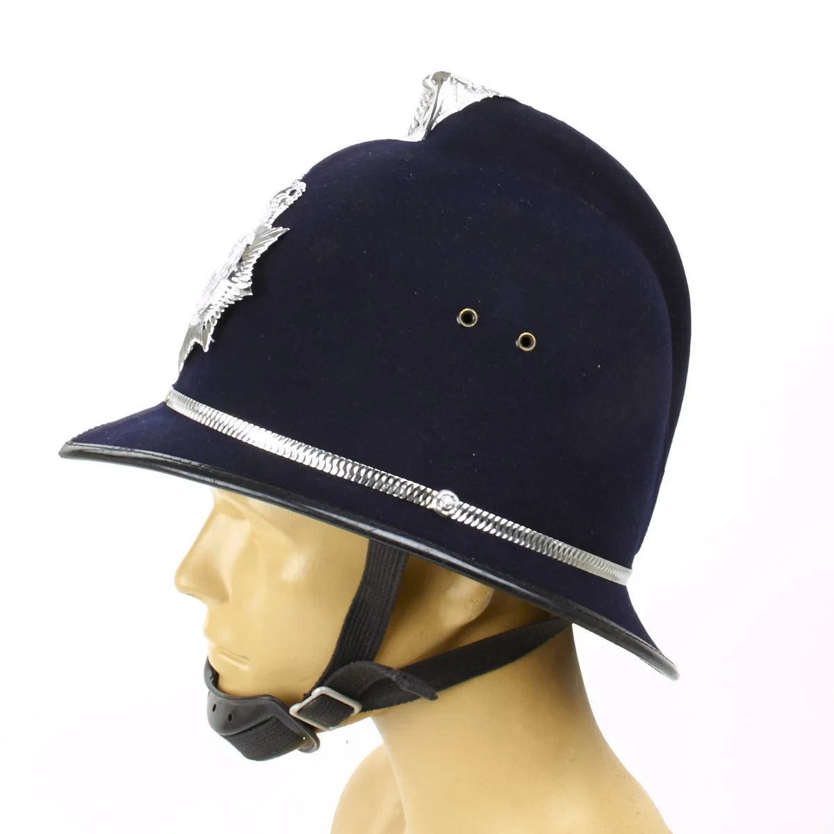 Original British Bobby Police Comb Pattern Helmet- Lincolnshire