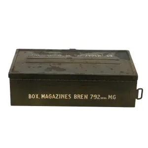 Original Chinese WWII Scarce Bren 7.92mm Chinese Contract Magazine Transit Crate