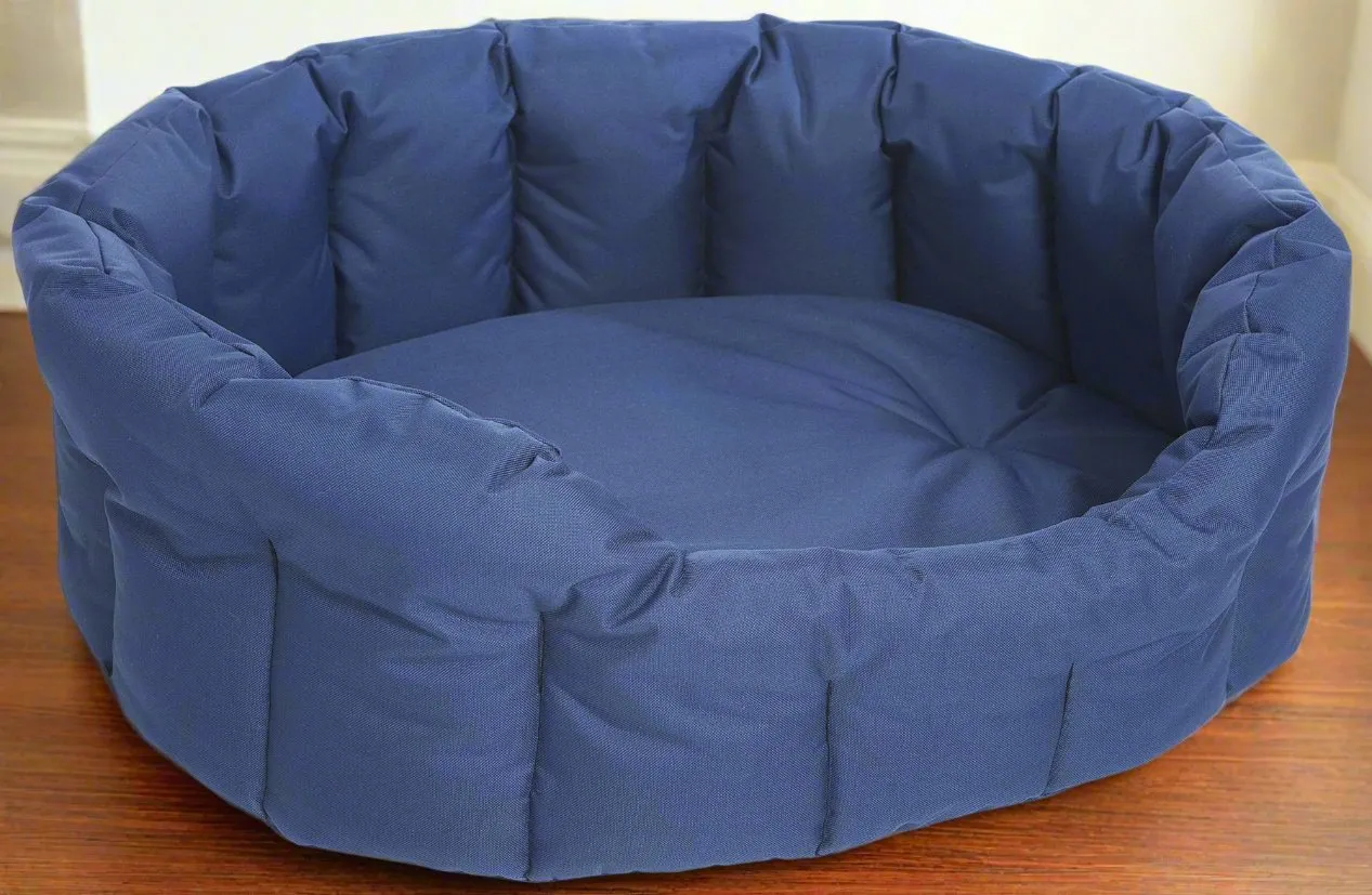 P&L Country Dog Tough Heavy Duty Oval High Sided Waterproof Dog Beds.