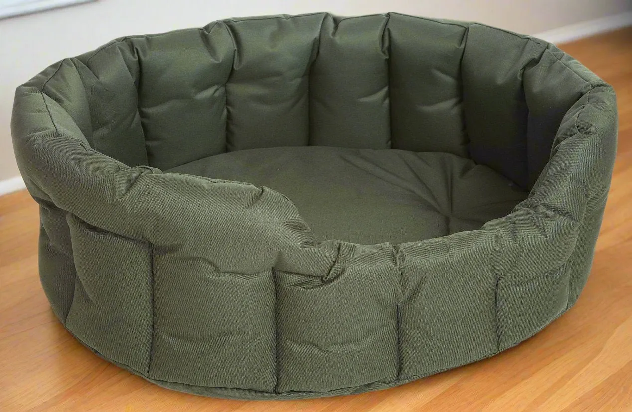 P&L Country Dog Tough Heavy Duty Oval High Sided Waterproof Dog Beds.