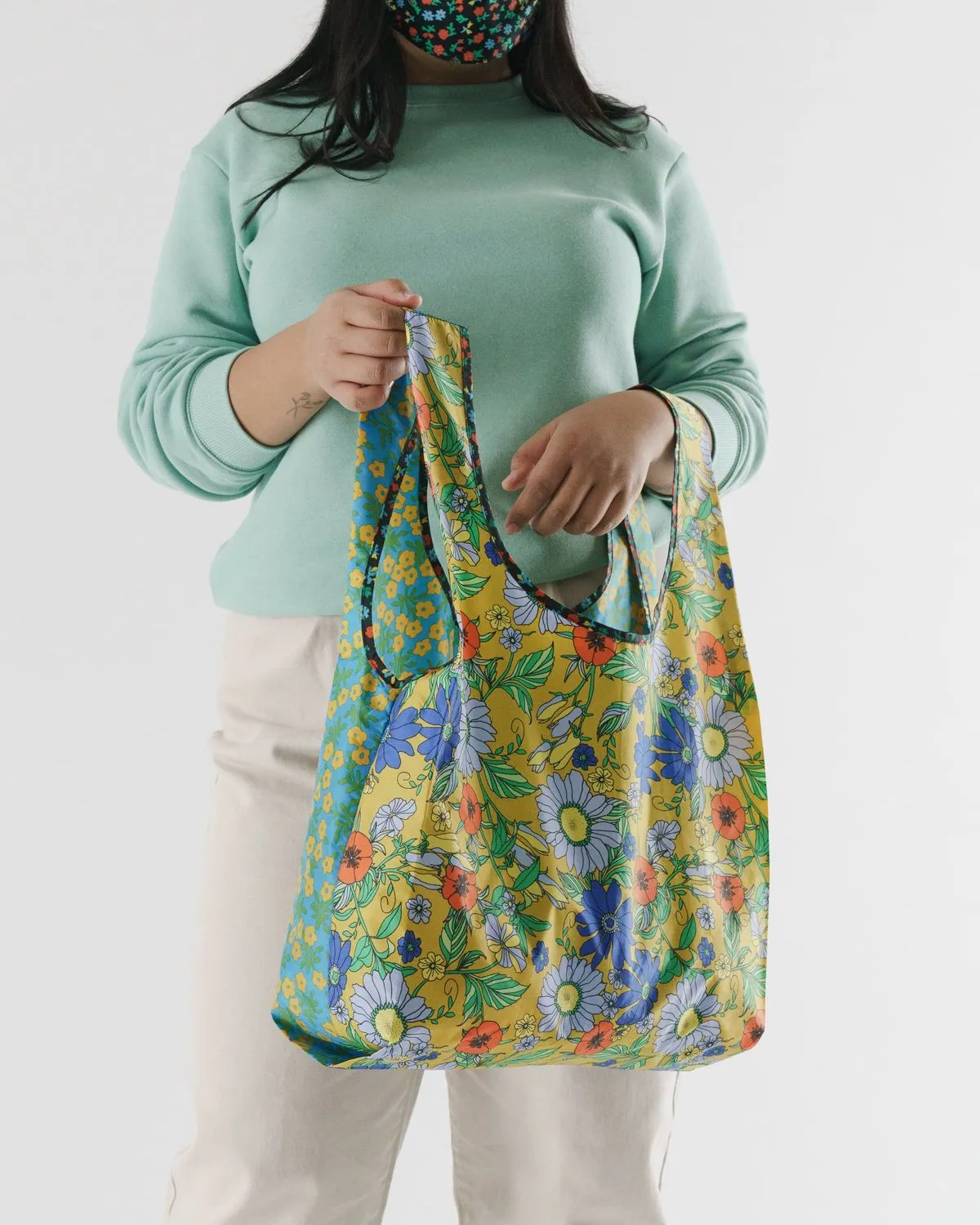 Patchwork Floral Standard Baggu