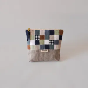 PATCHWORK ZIPPER POUCH No. 4