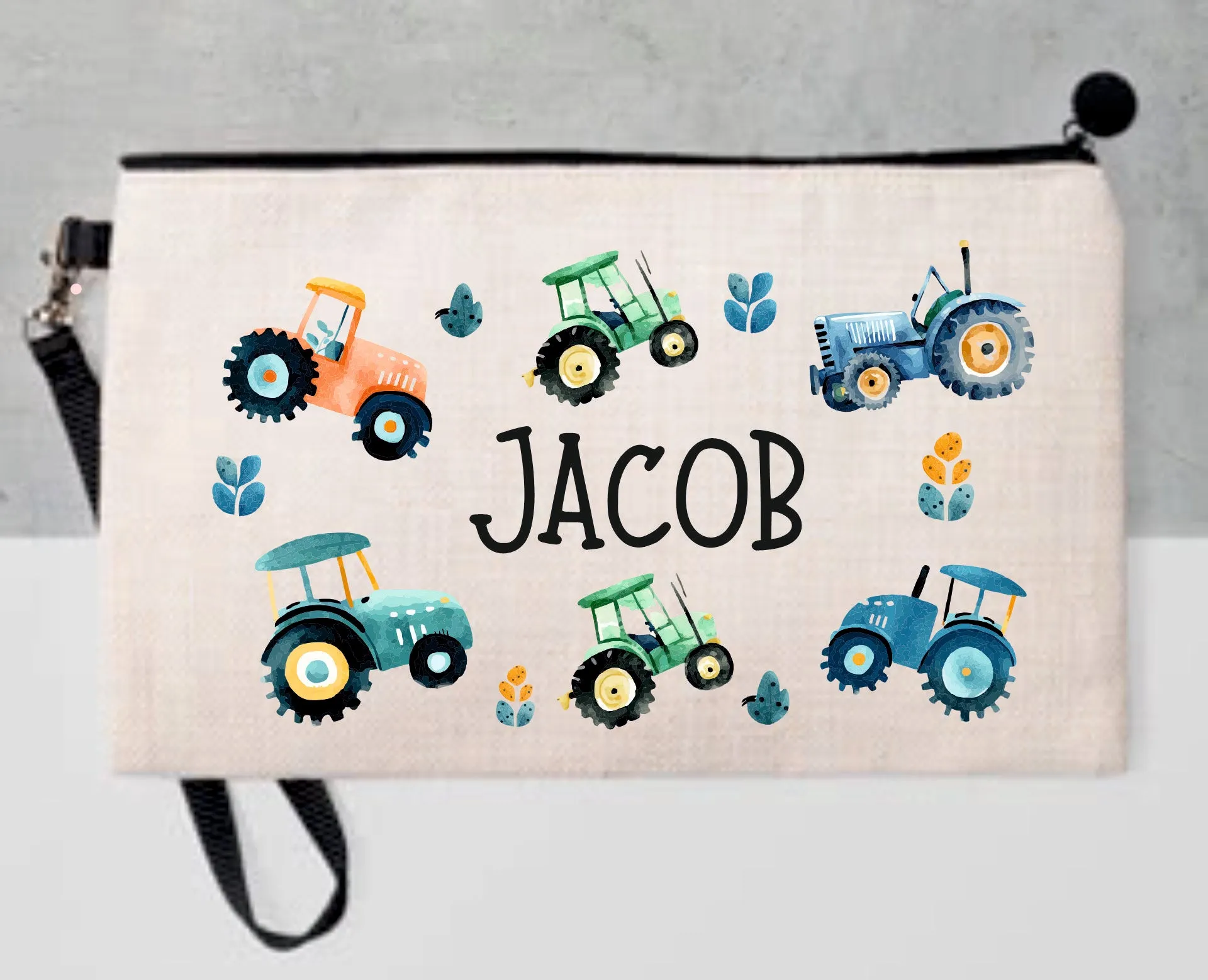 Personalised Tractor Kids Drawstring Bag - Swimming Bag - PE Bag - I Love Tractors