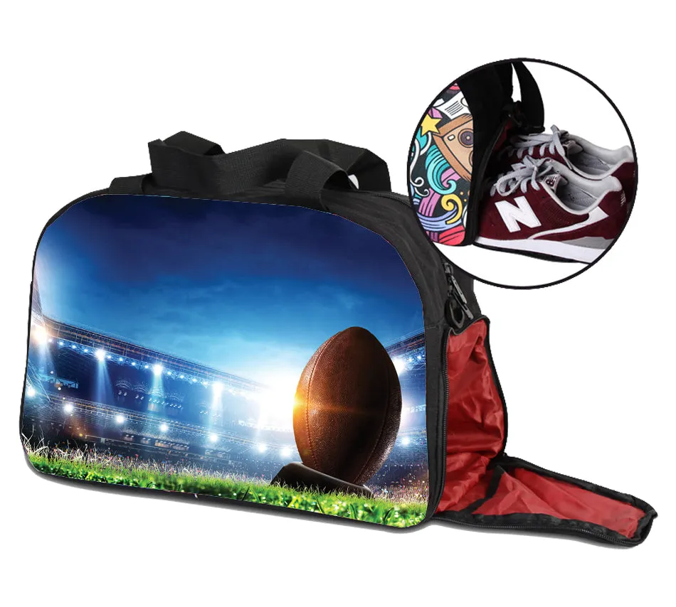 Personalized Full Color Duffel Bag W/ Optional Water Bottle - Your Image