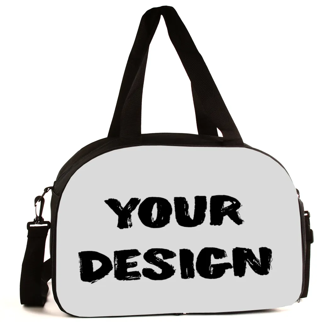 Personalized Full Color Duffel Bag W/ Optional Water Bottle - Your Image