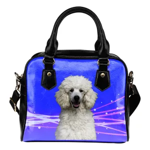 Poodle Shoulder Bag -White Standard