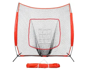 Portable Baseball Training Net Stand Softball Practice Sports Tennis