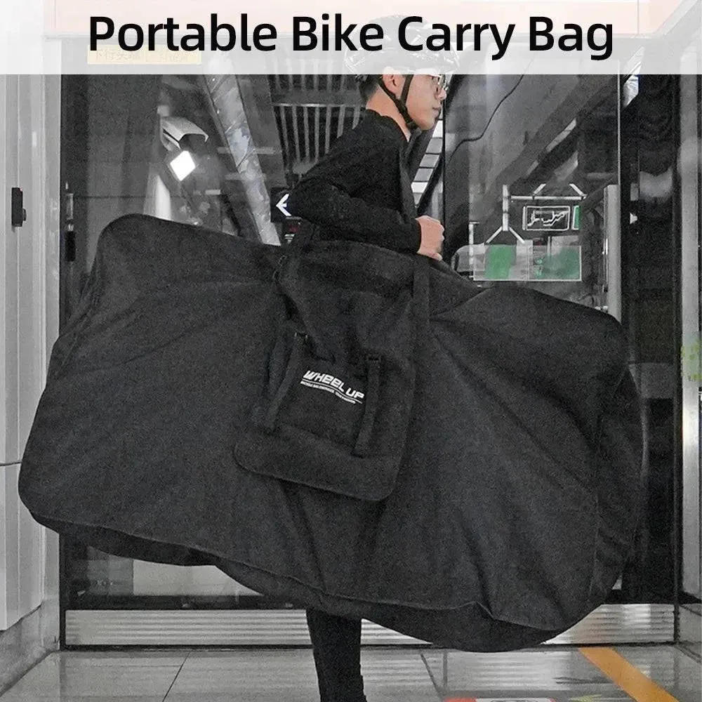 Portable Bike Carry Bag Oxford Cloth Bicycle Transport Storage Case With Shoulder Strap for 27.5in Mountain Bike 700C Road Bike