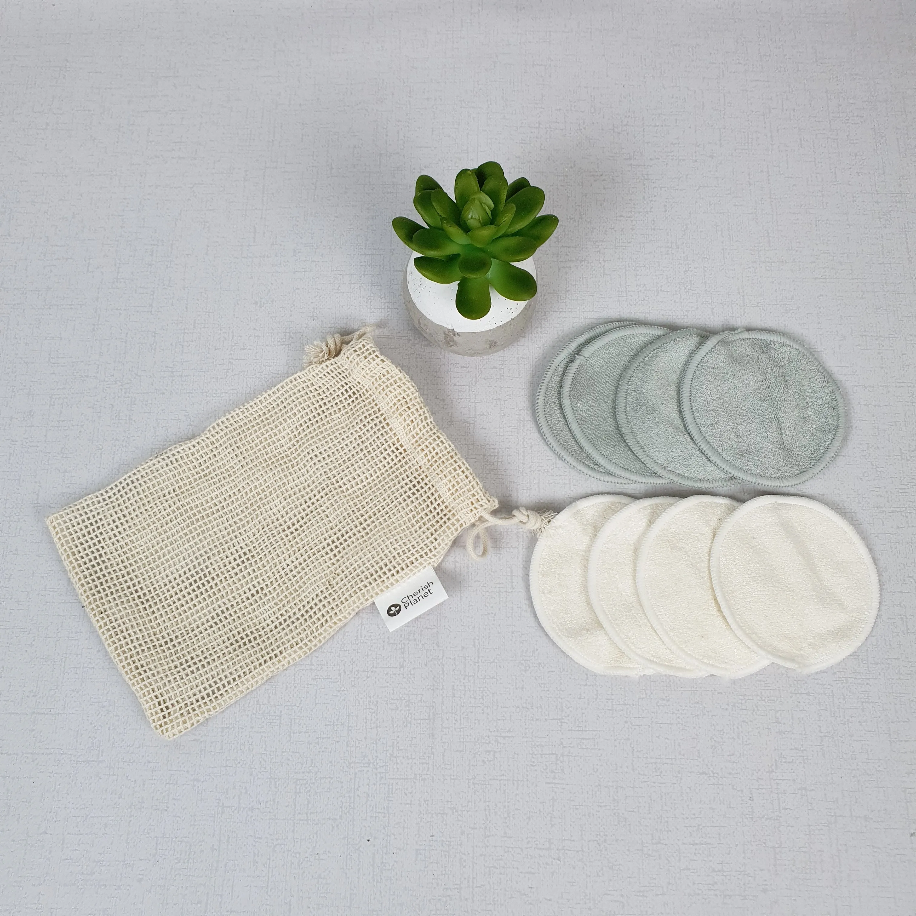 Reusable Bamboo Fibre Makeup Remover Pads