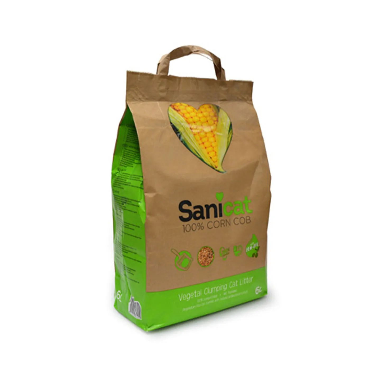 Sanicat Corn Cat Litter 6L