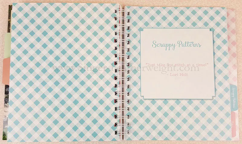 Scrappy Project Planner (OUT OF PRINT) Spiral Bound Book by Lori Holt