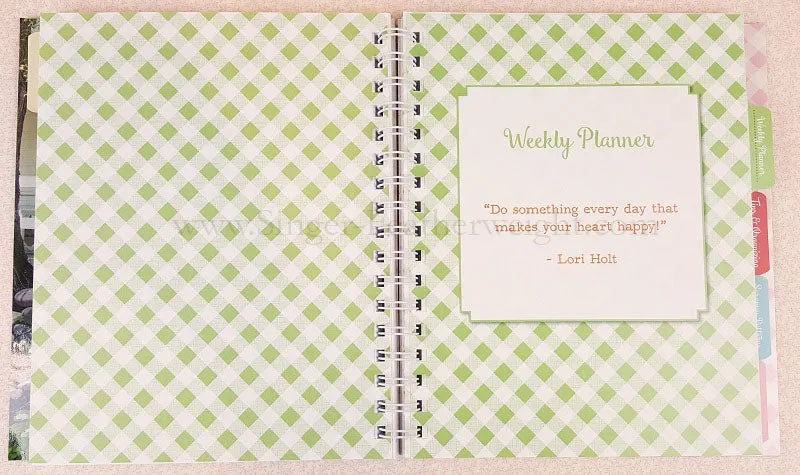 Scrappy Project Planner (OUT OF PRINT) Spiral Bound Book by Lori Holt