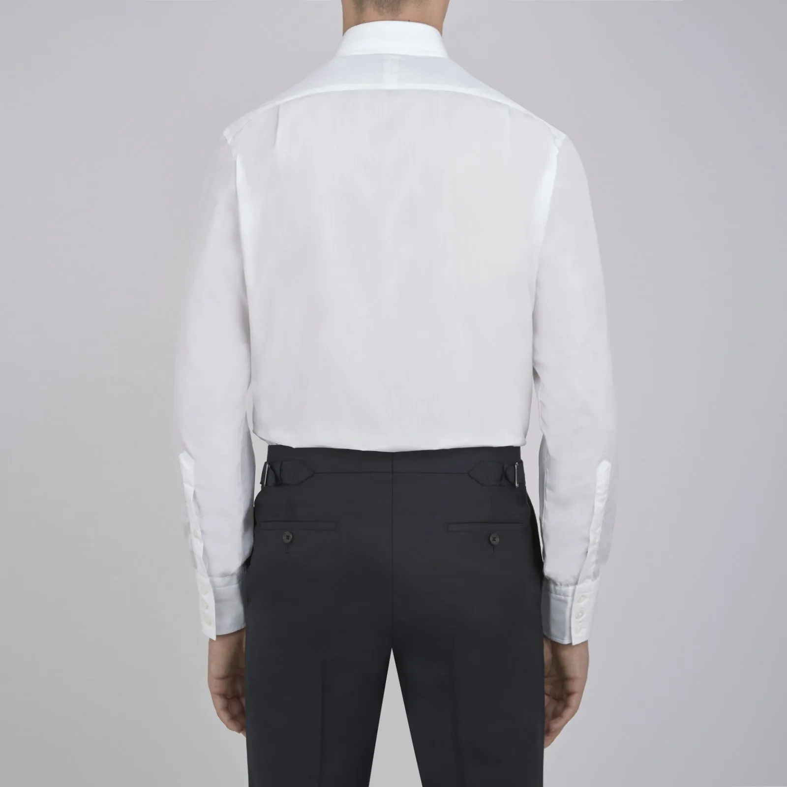 Sea Island Cotton Classic Fit White Shirt