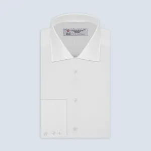 Sea Island Cotton Classic Fit White Shirt