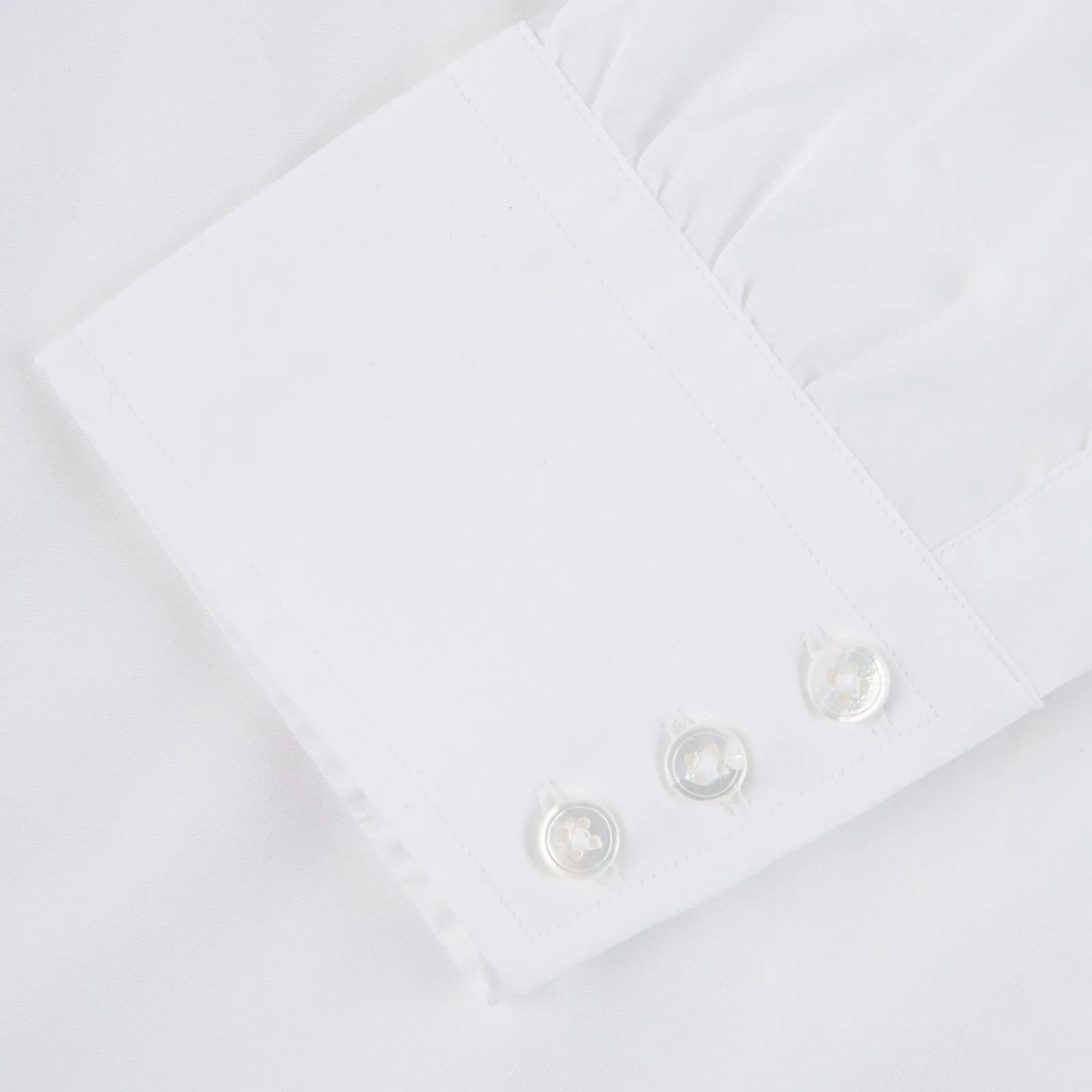 Sea Island Cotton Classic Fit White Shirt