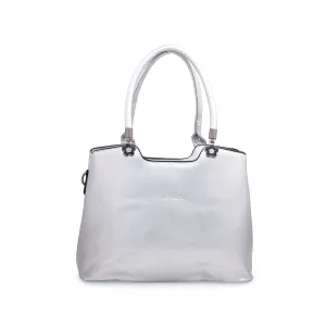 Silver Formal Hand Bag P35874