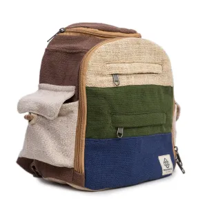 Small Hemp Backpack Bag Purse Women Men