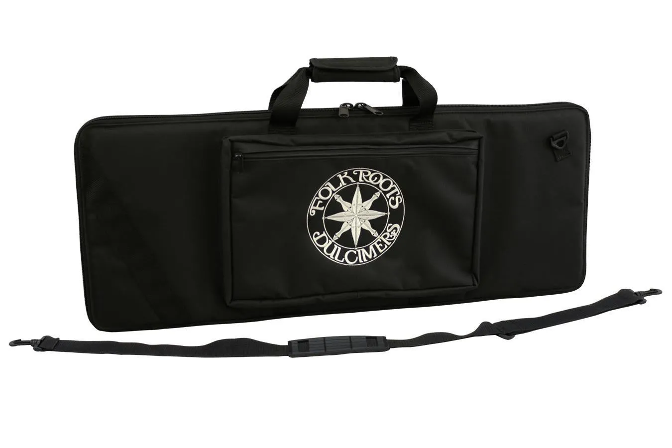 Small-Size Dulcimer Case, Embroidered With "FolkRoots® Dulcimers" Logo