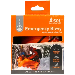 SOL Emergency Bivvy with Rescue Whistle