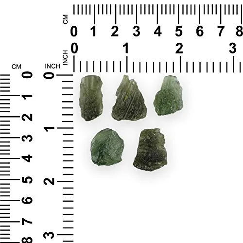 Starborn Rough Moldavite 10-14 Carat Stone, One Piece